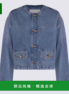 香港直邮Anine Bing 女士夹克 A0111565WHD33 SS2026 蓝色 圆领牛