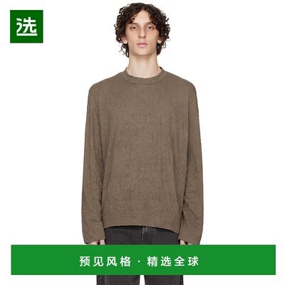 1h可退 香港直邮Our Legacy 男士 卡其色 Big 长袖 T 恤 M2256BOC