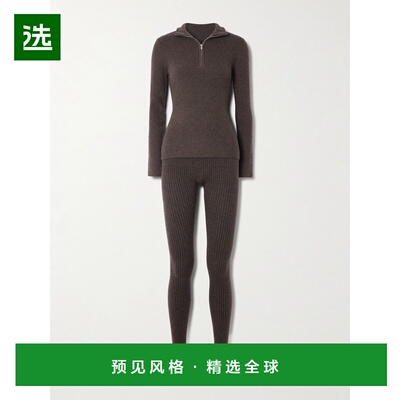 1h可退 香港直邮Arch4 女士 Ella sweater and leggings ski 罗纹