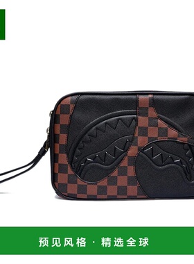 1h可退 香港直邮Sprayground 男士化妆包 910B8282NSZBROWN SS202