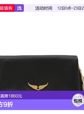 1h可退 香港直邮zadigvoltaire 女士 徽标单肩包 LWBA00001