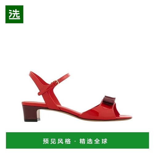 香港直邮Salvatore Ferragamo Vara 蝴蝶结凉鞋 01K095