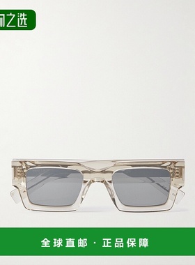 1h可退 香港直邮Saint Laurent 圣罗兰 男士 矩形框醋纤太阳眼镜