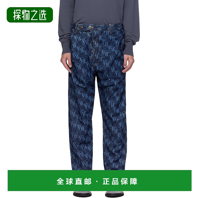 香港直邮Vivienne Westwood 薇薇恩·韦斯特伍德 男士 蓝色 Drunk