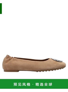 香港直邮Tory Burch 徽标平底鞋 147378单鞋一脚蹬