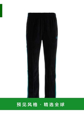 1h可退 香港直邮Needles 男士 黑色天鹅绒裤子 OT235CBLACK