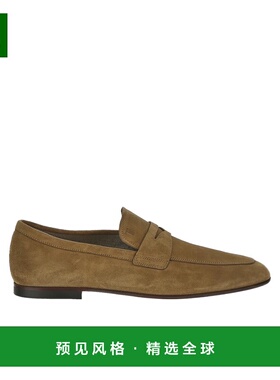 香港直邮Tod's 圆头绒面革乐福鞋 XXM38K0GG10RE0一脚蹬