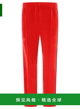 香港直邮NEEDLES 男士休闲裤 NS253ARED AW2024 红色 Velour trac