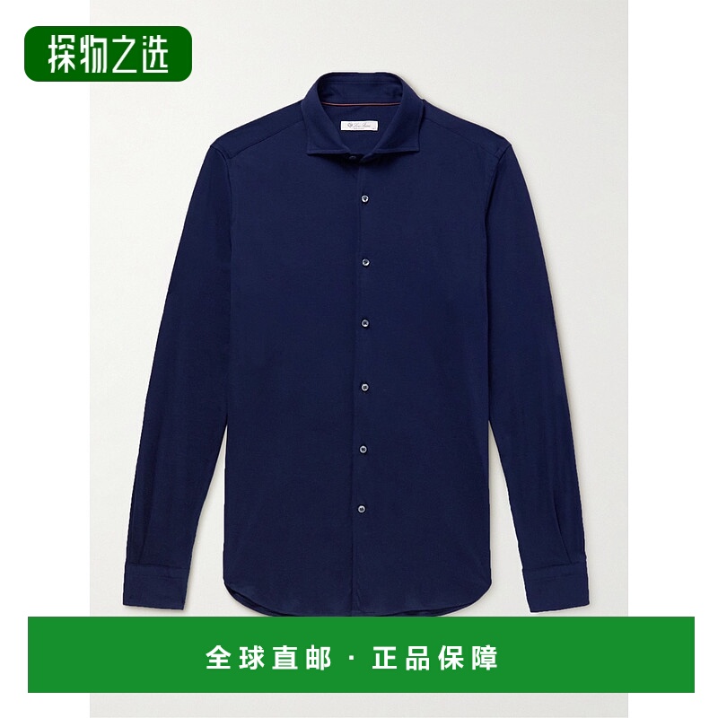 1h可退 Loro Piana 诺悠翩雅 男士 翻领衬衫 FAL6123长袖