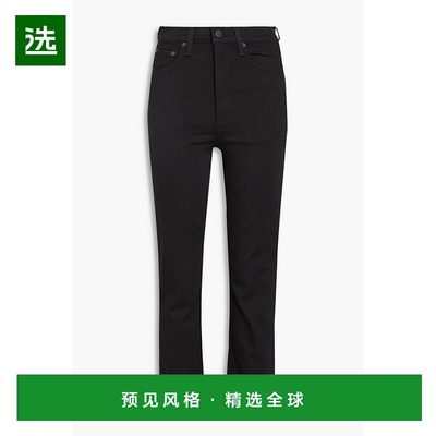 1h可退 香港直邮rag bone 瑞格布恩 女士 Wren 短款高腰细脚牛仔