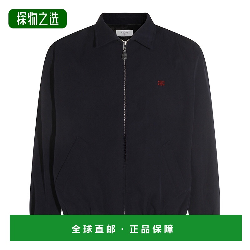 Celine 思琳 男士 標誌刺繡拉鍊夾克 RV0RV777S