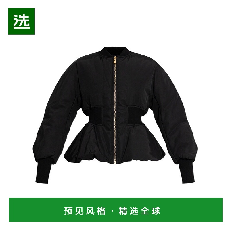 香港直邮Alaia 拉链飞行员夹克 AA9V1182W120C