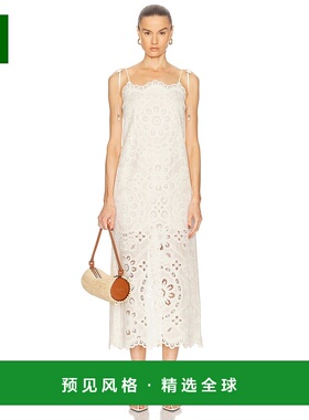 1h可退 香港直邮ZIMMERMANN 女士 Rhiannon 刺绣连衣裙 4590DSS25