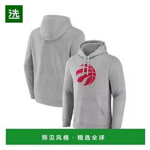 1h可退 【美国直邮】Fanatics 男款灰色多伦多猛龙队主标志套头连