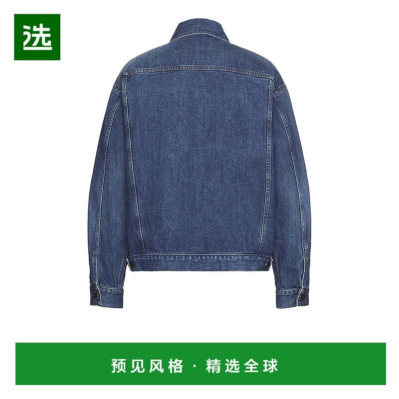1h可退 香港直邮The Row 男士 Seb 牛仔布夹克 906W3809 blue蓝色