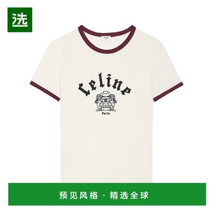 香港直邮Celine RX04A671Q.情人礼物送男友送女友 blason棉质T恤