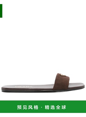 香港直邮Prada 方头拖鞋 1XX355008FD005普拉达女鞋单鞋凉鞋