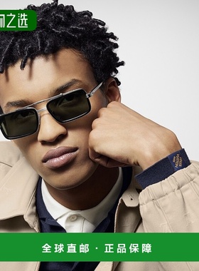 1h可退 欧洲直邮LV/路易威登 男士黑色醋酸纤维太阳镜正品舒适百