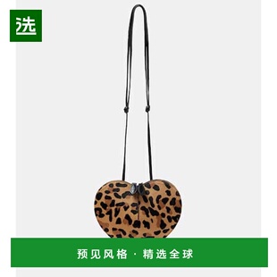 1h可退 香港直邮Alaïa 女士 Le Cœur 小牛毛肩包 brown棕色 舒适