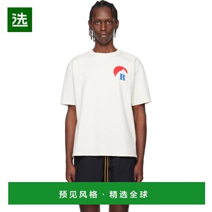 1h可退 香港直邮Rhude 男士 灰白色 Moonlight Regatta T 恤 RHPS