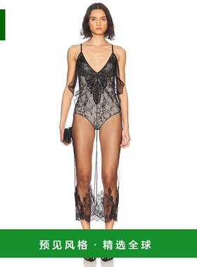 1h可退 香港直邮The Attico 女士 V领连衣裙 250WCW00189PAA089AA