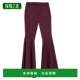 女士 圣罗兰 Laurent 休闲长裤 1h可退 purple紫色 香港直邮Saint