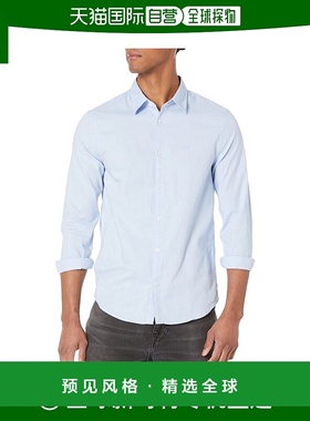 香港直邮Armani Exchange 翻领长袖衬衫 8NZCGBZ8ANZ0536