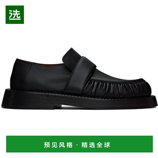 1h可退 香港直邮marsell 男士 黑色 Alluce 乐福鞋 MM4280188666B