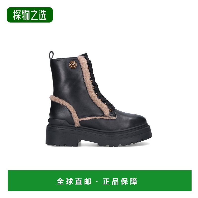 香港直邮Pinko 品高 女士 黑色靴子 SD0405P093 black黑色 舒适时