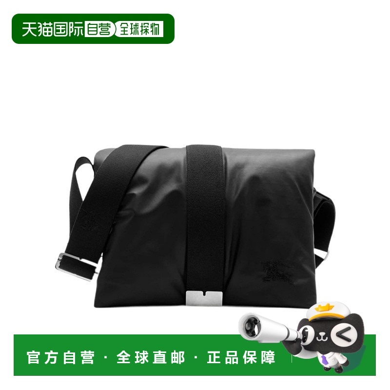 香港直邮Burberry 图案标识翻盖单肩包 80834351博柏利