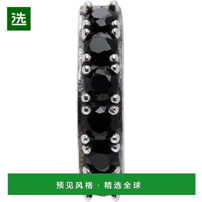 1h可退 香港直邮Emanuele Bicocchi 男士 单只 Crystal Hoop 耳环