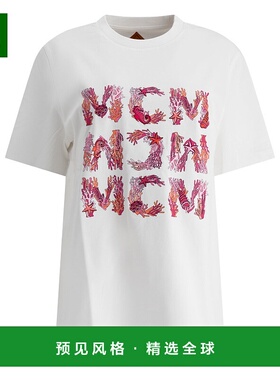 香港直邮MCM 女士 T恤T恤 MHTFSMM16 white白色 舒适时尚