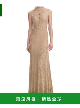 1h可退 香港直邮SELF-PORTRAIT 女士连衣裙 AW25137XGD AW2025 金