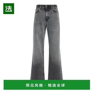 1h可退 香港直邮Haikure 女士 Korea 硬质中腰喇叭牛仔裤