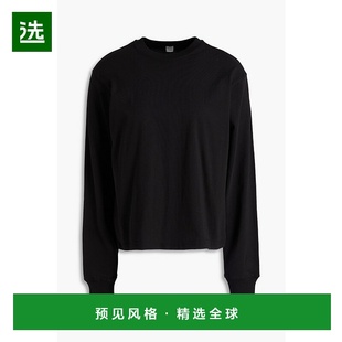 棉针织上衣 女士 241WRT1411FB0093001BLA 香港直邮TOTÊME 1h可退