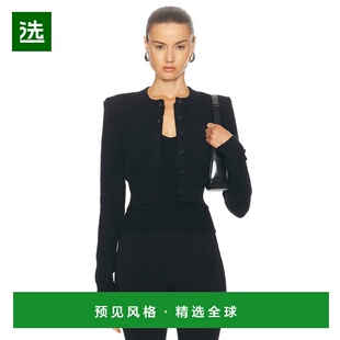 1h可退 香港直邮wardrobenyc 女士 短款垫肩针织开衫 W4081PC