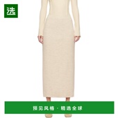 美国直邮 Line Lauren 1h可退 Manoogian 米色 Quilt 中长半身