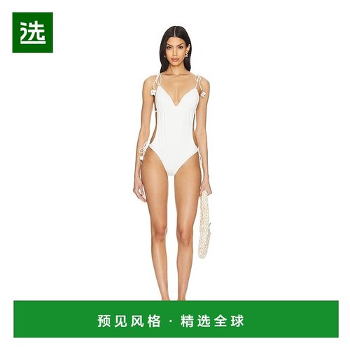 1h可退 香港直邮ZIMMERMANN 女士 流行款花朵裁剪连身连体泳衣 10