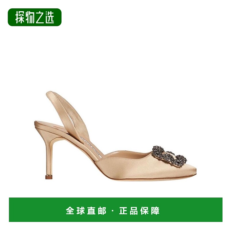 香港直邮Manolo Blahnik 徽标尖头高跟鞋 73I-0C4004