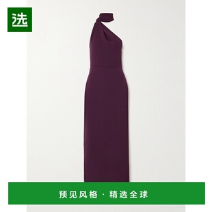 1h可退 香港直邮SOLACE LONDON 女士 Demi 单肩围巾风格绉纱礼服