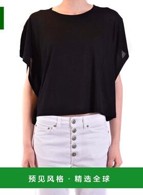 香港直邮DONDUP 女士T恤 S942JF0325DXXX999BLACK SS2025