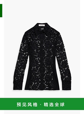 香港直邮Valentino 华伦天奴 女士 凸纹蕾丝衬衫 B3AB1Z51EC0NO