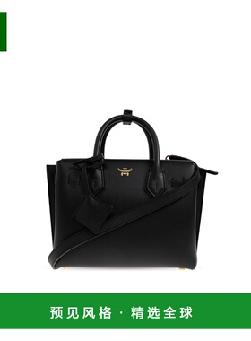 香港直邮MCM 女士手提包 MWTGSMA020BK SS2026 黑色 Leather hand
