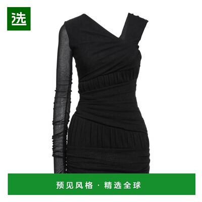 1h可退 香港直邮ANDREĀDAMO 女士 紧身连衣裙 black黑色 舒适时尚