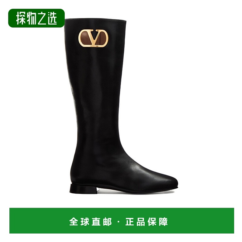 香港直邮Valentino 徽标长筒靴 WS0LI5DDT华伦天奴