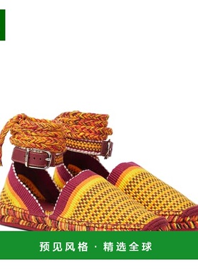 香港直邮Chloe 蔻依 女士 Meril 帆布面凉鞋 000767