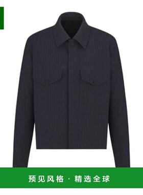 香港直邮Dior 条纹羊毛夹克 583C208B1002迪奥