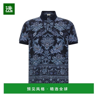 香港直邮Etro 艾特罗 男士 印花短袖 Polo 衫 MRMD0004AK945