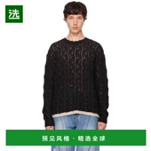 男装 1h可退 Bell 黑色双色波浪针织毛衣 美国直邮 Andersson