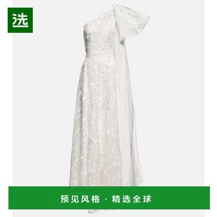 1h可退 香港直邮Erdem 女士 Bridal Hanne 刺绣欧根纱礼服